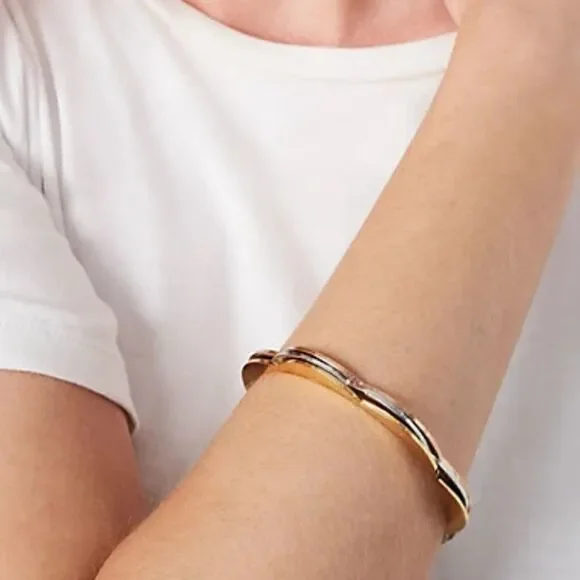 NWT Kate Spade Slender Scallops Bangle Set - Picture 5 of 7